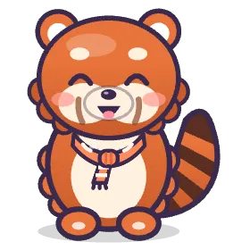 Cosy Red Panda