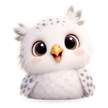 A baby Snow Owl
