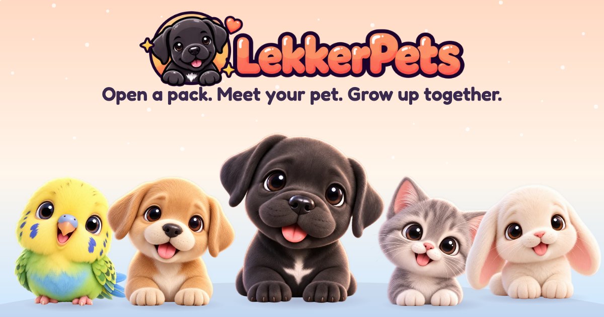 LekkerPets key art